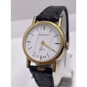 Vintage CompuServe Computer Promo Wrist Watch Works New Battery